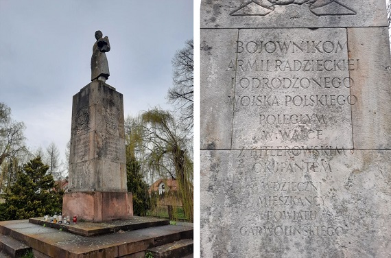 garwolin - Co dalej z pomnikiem w radzieckiego żołnierza w Garwolinie?