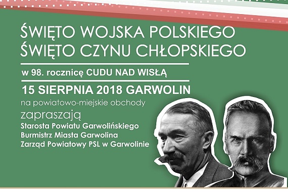 garwolin - Święto Wojska Polskiego oraz Święto Czynu Chłopskiego 2018