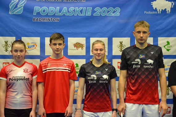 garwolin - Tomek i Ania Kotlarscy - wicemistrzami Polski w badmintonie