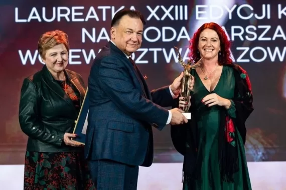 garwolin - Izabela Rękawek nagrodzona przez marszałka województwa